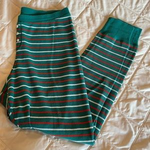 Thermal Waffle Knit Pajama Pants